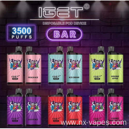 Iget Bar 3500 Puffs Flavor